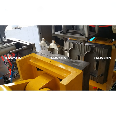 Recipienti di plastica capi dell'estrusione dell'HDPE doppi della macchina automatica dello stampaggio mediante soffiatura