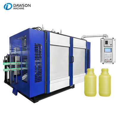 comprare Doppia stazione 500ml 1L bottiglia di plastica estrussione blast molding machine online manufacture