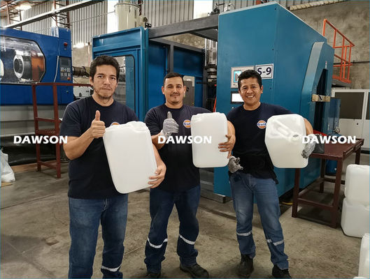 comprare macchina di plastica dello stampaggio mediante soffiatura del processo di soffiatura in forma dell'estrusione di Jerry Can Tank Container Drum dell'HDPE 25l online manufacture