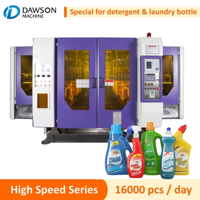 Bottiglia detergente 1000 PC/H del pulitore della toilette della macchina dello stampaggio mediante soffiatura dell'estrusione dell'HDPE 85 millimetri