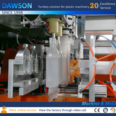 Facile da utilizzare Extrusion Blow Molding Machine 2L 3L Lavaggio detersivo