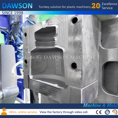 HDPE Wide Neck Medical Chemical Package Plastic 1400ml Bottiglia Extrusion Blow Molding Machine