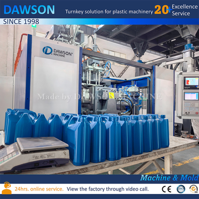 Alta velocità 2L 3L Jerrycan Blow Molding Machine Bottiglia di produzione di estrusione Plastic Blowing Moulding Machine