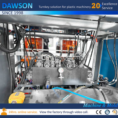 Prezzo della macchina a soffiatura ad estrusione di bottiglie a doppia stazione per detersivi per biancheria ad alta velocità in HDPE