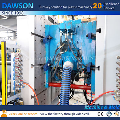 TEEE/PE/PP/TPV Linea di produzione per tubo condotto di aspirazione dell'aria per auto, macchina per la fabbricazione di plastica con servomotore