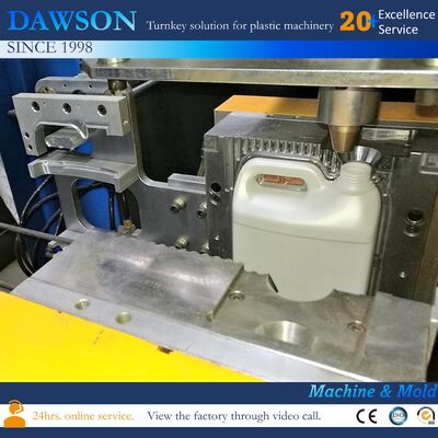 Macchina per soffiaggio di plastica HDPE PP per la produzione di taniche da 5 litri, flaconi di olio motore e contenitori chimici