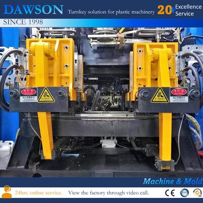 Macchina per soffiaggio di plastica HDPE PP per la produzione di taniche da 5 litri, flaconi di olio motore e contenitori chimici