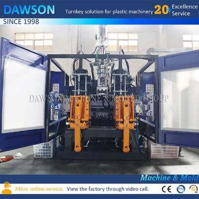 85mm diametro di vite 110kN forza di attacco plastica Hdpe Lavatorio detersivo bottiglia di produzione di estrusione Blow Molding Machine