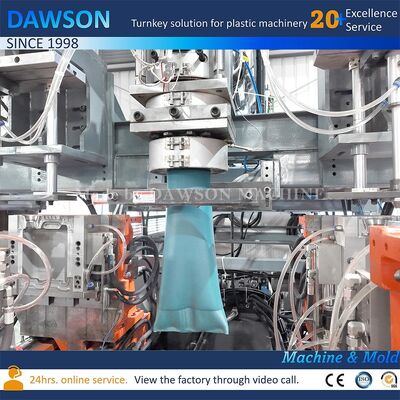 130 kg all'ora Macchina di stampaggio a soffiatura per estrussione per HDPE 5L Jerrycan High Speed Plastic Manufacturing