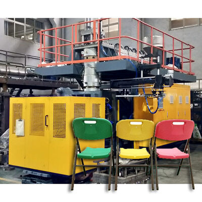 Long Service Life Fully Automatic Plastic Chair Making Machine Plastic Bus Chair Extrusion Blow Molding Machine Output 350 Kg H