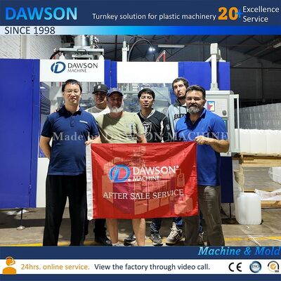 270 kN Forza di attacco EVA completamente automatica 10L 15L 20L 25L 30L HDPE Jerry Can Drum Extrusion Blow Molding Machine