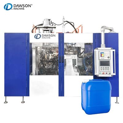 Macchina soffiaggio taniche in plastica da 130 kg all'ora, stazione singola, testa a singolo stampo, con pannello operativo cinese-inglese