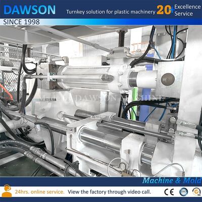 Macchina soffiaggio taniche in plastica da 130 kg all'ora, stazione singola, testa a singolo stampo, con pannello operativo cinese-inglese