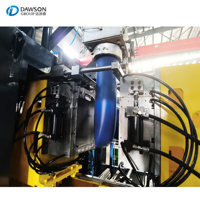 Macchina per soffiaggio estrusione con produzione di 130 kg all'ora per taniche impilabili da 10L 20L 25L 30L, bottiglie per olio lubrificante e olio di palma