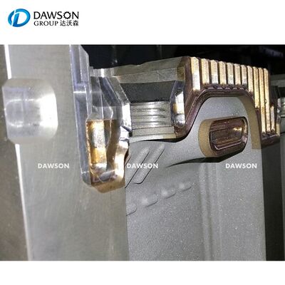 75 kg all'ora di potenza macchina di stampaggio a soffio a stazione singola o a stazione doppia per la fabbricazione di bottiglie di lubrificante in HDPE da 2L a 5L