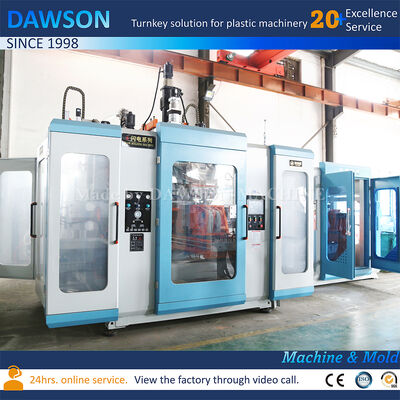 Macchina di stampaggio a soffiatura ad estrusione Jerrycan completamente elettrica a doppia stazione HDPE 3L 5L