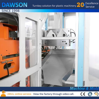 Macchina di stampaggio a soffiatura ad estrusione Jerrycan completamente elettrica a doppia stazione HDPE 3L 5L