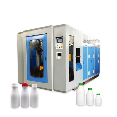 Doppia macchina capa dello stampaggio mediante soffiatura dell'aria del PVC del contenitore della bottiglia per il latte del servomotore